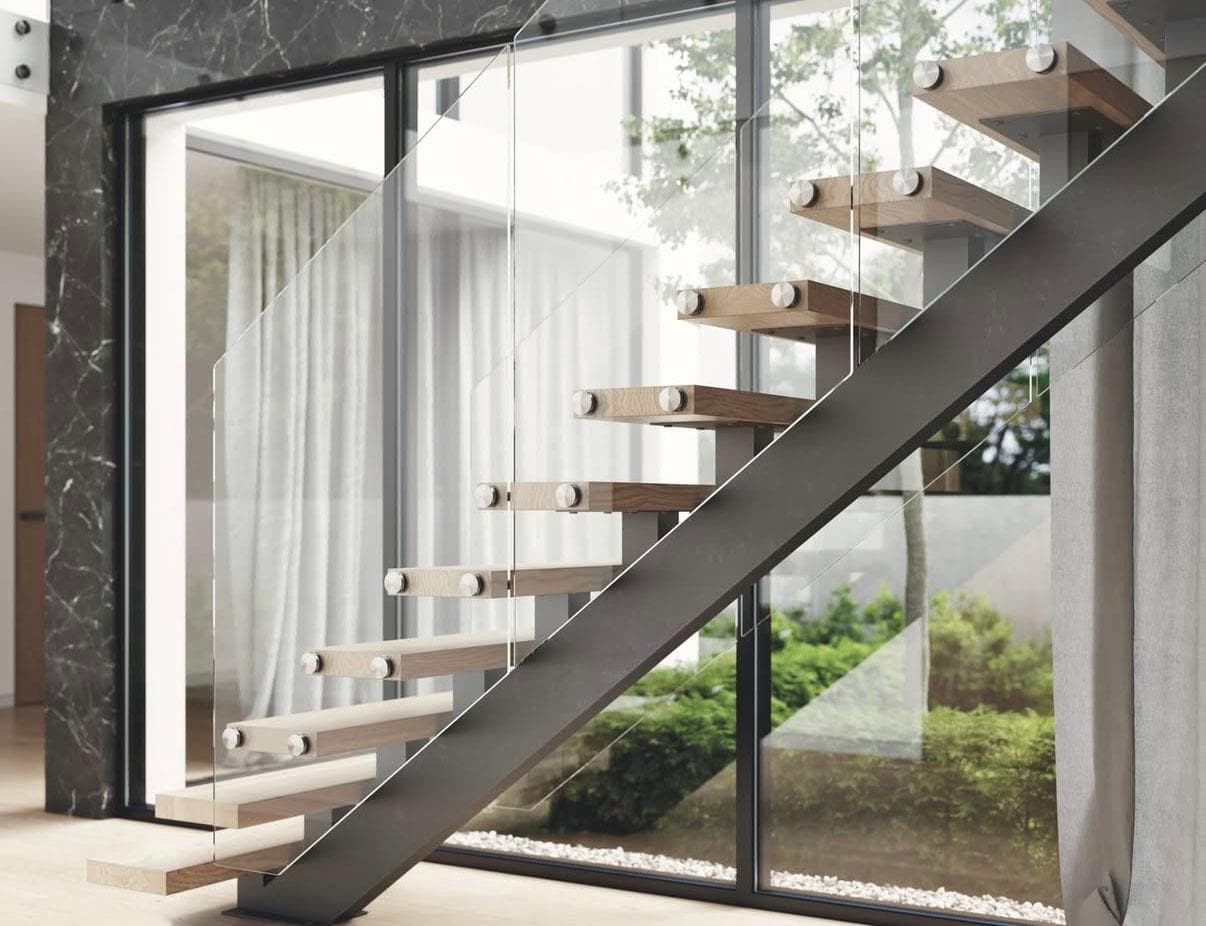 Mono-Stringer — Floating staircase